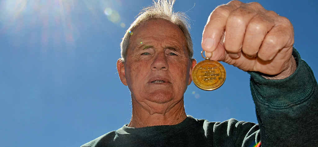 John Telfer wants to see this 1918 medal returned to its rightful owner. If you have information, phone the Daily News on 4660 1355.